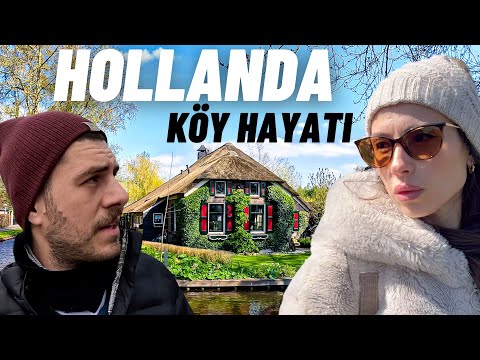 Bakın HOLLANDA KÖYLÜLERİ Nasıl LÜX İçinde yaşıyor | Giethoorn -256 🇳🇱