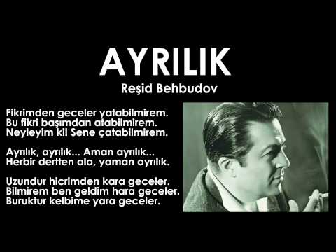 Reşid Behbudov - Ayrılık