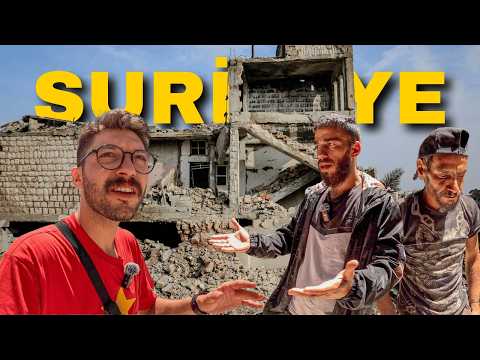 SURİYE'DE EVİ YOK OLAN TÜRKMEN GENÇ MAHALLESİNİ GEZDİRDİ 🇸🇾 534