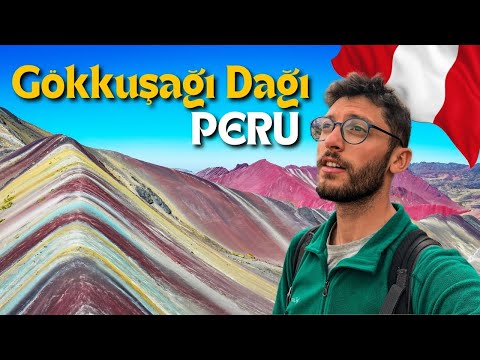 Peru'daki Doğa Harikası Gökkuşağı Dağı ve Kızıl Vadi #138