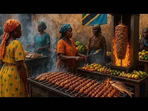 Bu Ülkede Aç Kalmazsın! Zanzibar Sokak Lezzetleri 429 🇹🇿