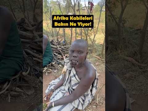 Afrika’da İlkel Kabile Yemeği | Etiyopya