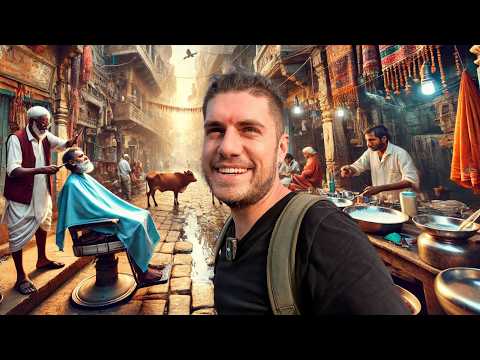 Varanasi'nin Arka Sokakları | Hindistan'da Yaşam  - 405 🇮🇳