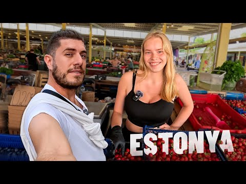 Estonya Yerel Pazarı Sizi Çok Şaşırtacak | Tallinn - 360 🇪🇪
