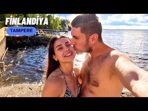 Finlandiya'da İlk Günüm | Tampere'de Saunaya Girdik - 347 🇫🇮