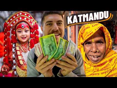$50 ile Nepal’de İlk Günüm!! (Katmandu Fiyatları, Çocuk Tanrı Kumari)-226🇳🇵