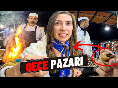 Krallar Gibi Marakeş Gece Pazarı!! ( Fas Sokak Yemekleri )-210 🇲🇦
