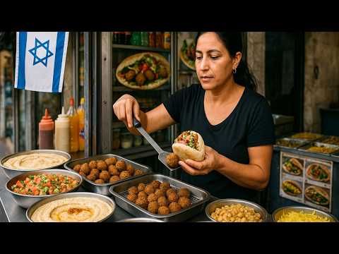 İsrail'de Sokak Yemekleri Denedim | Tel Aviv Pazarı ! -152 🇮🇱