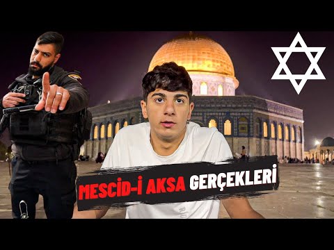 Filistinli Genç, Mescid-i Aksa'da 'İsrail Zulmünü' Anlatıyor!( Kudüs)-138