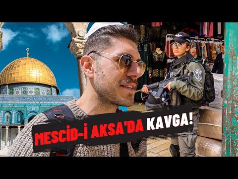 İsrail Polisi Mescid-i Aksa'ya Girdi!! (Kudüs'te Olaylı Gün)-137🇮🇱