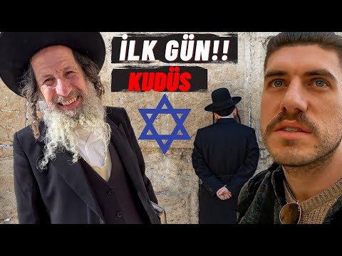Yahudi Devleti İsrail'de İlk Günüm!!( Kudüs Ağlama Duvarı)-136🇮🇱