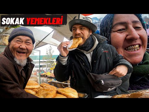 Kırgızistan Efsane Sokak Yemekleri !! ( Oş Yerel Pazarları)-130 🇰🇬