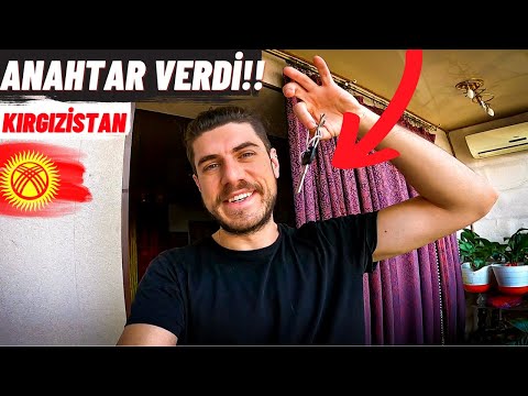 KIRGIZİSTAN'A GELDİM!(Tanımadığım Adam Evinin Anahtarını Verdi)-122 🇰🇬