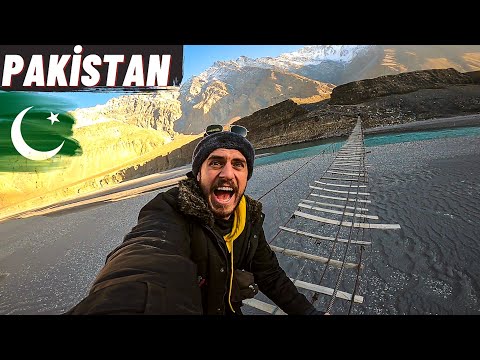 Pakistan'da Dünya'nın En Tehlikeli Köprüsünü Geçtim( Hunza Vadisi) 🇵🇰- 104