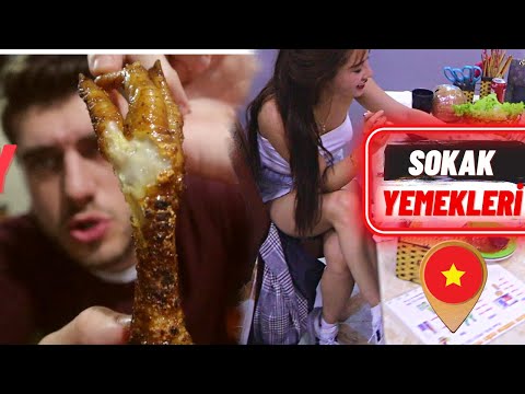 MANGALDA TAVUK AYAĞI YEDİM!(Vietnam İlginç Sokak Yemekleri)-64