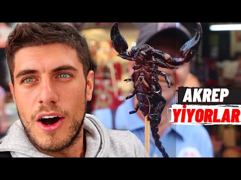 İĞRENÇ TAYLAND SOKAK YEMEKLERİ!!(Timsah ve Akrep Yiyorlar)-53