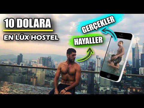 Malezya'da İlk Günüm! 10 Dolara Lüx Hostel-19