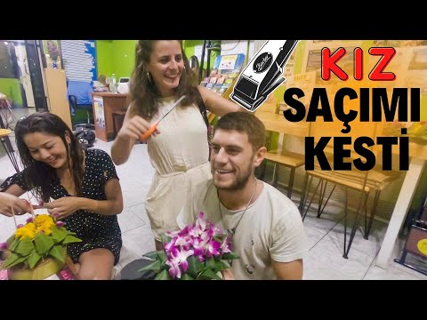 Hiç Tanımadığım Kız Festival İçin Saçımı Kesti /Tayland Chiang Mai-8