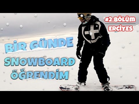 1 Günde Snowboard Öğrendim! Ucuz Kayak Tatili-Bölüm.2