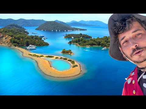 MÜZİKSİZ Tekne Turu Buldum 😍 Göcek Koyları Gezdim