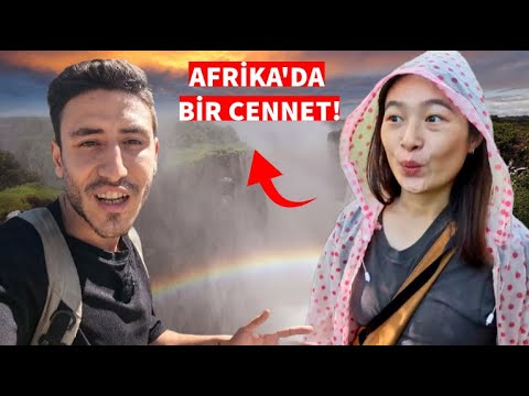 AFRİKA'DA İKİ ÜLKE ARASINDA CENNETİ GÖRDÜM! BURAYA İNANAMAYACAKSINIZ! Victoria Şelaleleri!