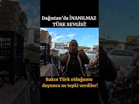 Dağıstan'da TÜRKÜM DERSEN NE OLUR! BAKIN TÜRK OLDUĞUMU DUYUNCA NE TEPKİ VERDİLER!