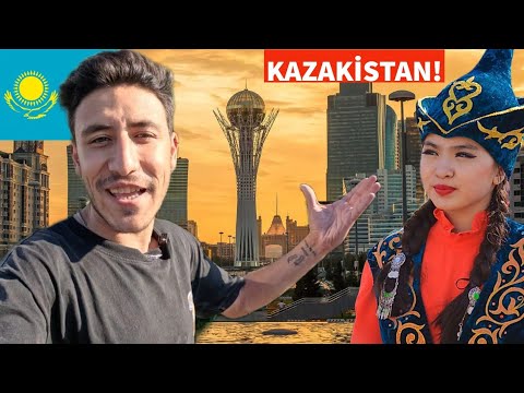 En Zengin TÜRK DEVLETİ KAZAKİSTAN'A GELDİM! ASTANA SOKAKLARINDA İLK GÜNÜM!