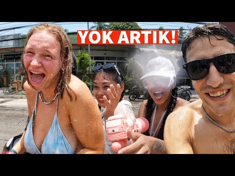 ÇILDIRMIŞLAR! TAYLAND'DA HERKES SOKAKTA! BU FESTİVALE İNANAMAYACAKSINIZ!