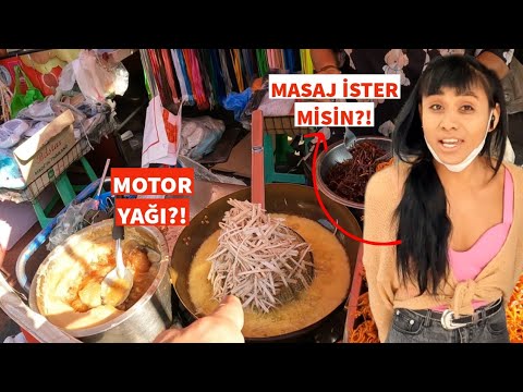 ÇILDIRMIŞLAR! MOTOR YAĞINDA KIZARMIŞ SOKAK YEMEKLERİ! VE ÇILGIN KAFA MASAJI!