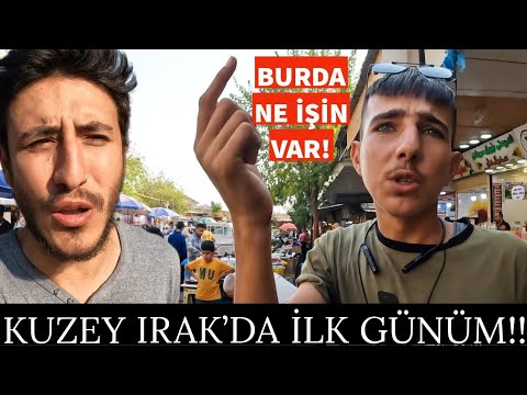 İRAN'DAN KUZEY IRAK KÜRDİSTAN'A GELDİM! SÜLEYMANİYE SOKAKLARINDA İLK GÜNÜM!