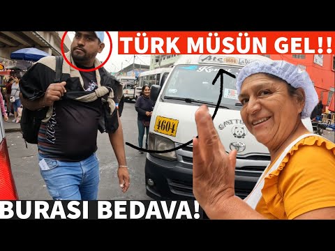 PERU SOKAK YEMEKLERİ! ve SOKAK ORTASI SAÇ SAKAL TIRAŞI!!