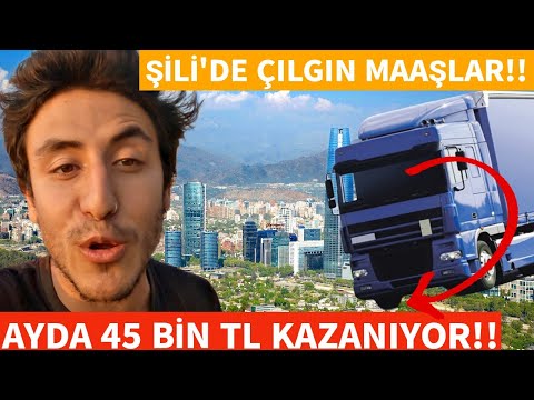 Bu ülkede AYDA 45.000 TL KAZANIYORLAR! ŞİLİ'DE ÇILGIN MAAŞLAR!!