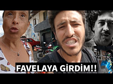 PABLO ESCOBAR'IN MAHALLESİNE GİTTİM! KOLOMBİYA FAVELASIN DA TEHLİKELİ SOKAKLAR!!