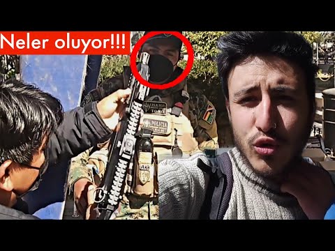 her yer  POLİS NELER OLUYOR! BOLİVYA'NIN BAŞKENTİNDE İLK GÜNÜM!