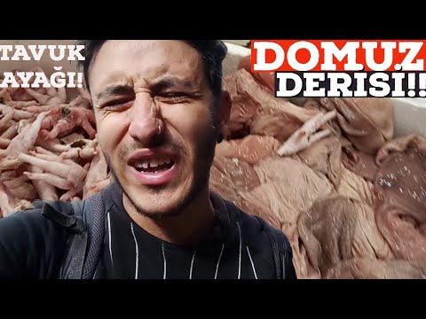 DOMUZ DERİSİ,TAVUK AYAĞI! İĞRENÇ ÇİN SOKAK YEMEKLERİ!