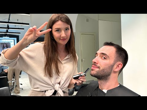 RUS KADIN BERBER Önce Tıraş Sonra Masaj Yapıyor! - St. Petersburg