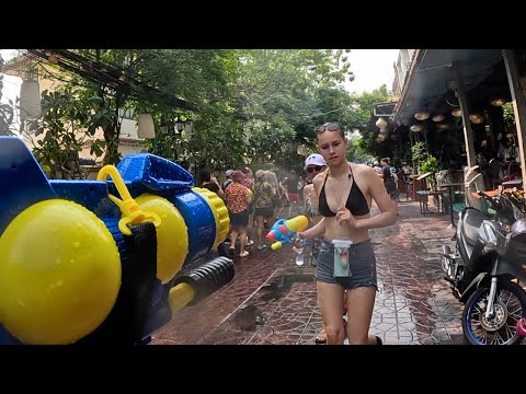 TAYLAND - Tüm Ülke SOKAKTA ve ISLAK (Songkran Festivali) 🇹🇭