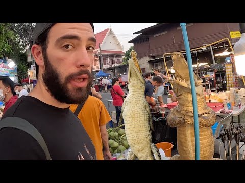 TİMSAH ETİ ve AKREPLER Tezgahta Satılıyor! - ÖLÜMCÜL PİS Bir Hava 🇹🇭