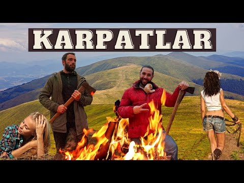 UKRAYNA DAĞ HAYATI - Karpat Dağlarında Yaşayan TEK TÜRK 🇺🇦