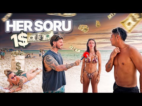 Meksika'da 100 Dolar Dağıttık - Her Soru 1 Dolar !