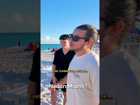 Miami Sahilleri Cayır Cayır