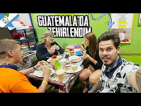 Guatemala'da 🇬🇹 Yemek Zehirlenmesi Yaşadım ! - Yeni Ülke Costa Rica! #reklam