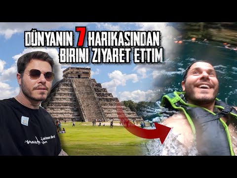 Dünyanın 7 Harikası Olan Mayaları Ziyaret Ettim Meksika 🇲🇽 -Chichen-Itza Mexico #reklam