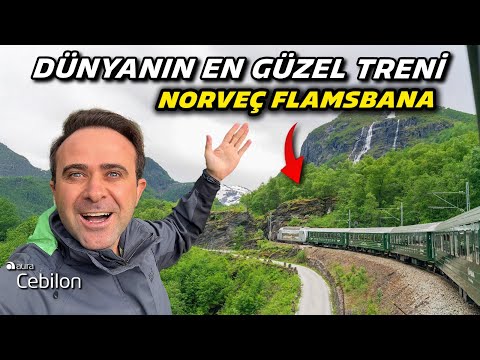 Norveç'de BURAYA BAYILDIM - Dünyanın EN GÜZEL TREN Yolculuğunu Yaptım !!!