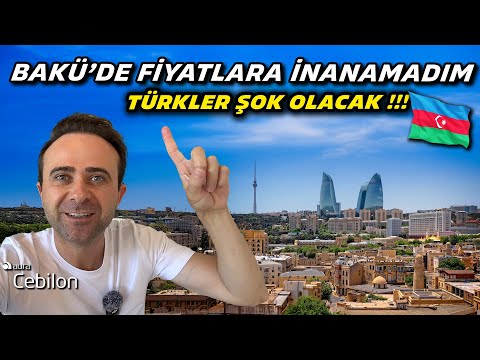 İşte Azerbaycan'daki İlk Günüm - Bakü'de Fiyatlara İnanamadım !!!