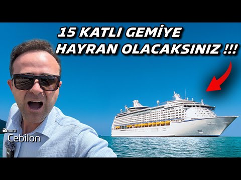 Bakın 15 Katlı Gemide Neler Var -  Yüzen Otele HAYRAN OLACAKSINIZ !!!