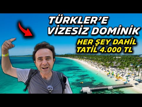 4.000 TL'ye Her Şey Dahil Otelde Tatile Geldik - İşte Vizesiz Dominik Cumhuriyeti !!!