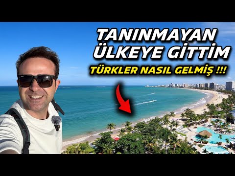 TANINMAYAN Ülke Porto Riko'ya Geldim - Karayipler'de TÜRKLERİ Buldum !!!