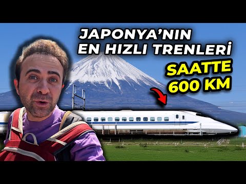 Dünyanın En Hızlı Trenleri ile TOKYO'YA Gidiyorum -  JAPONYA'daki MEŞHUR Trenler