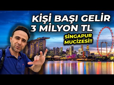 Singapur'da Kişi Başı Gelir 3.000.000 TL -  Fakirlik Yok Ama Nasıl Başardılar ?